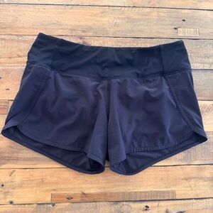 lululemon athletica Black Athletic Running Shorts